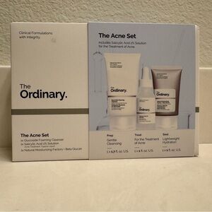 The Ordinary The Acne Set Salicylic Acid Cleanser Salicylic Acid 2% Moisturizer